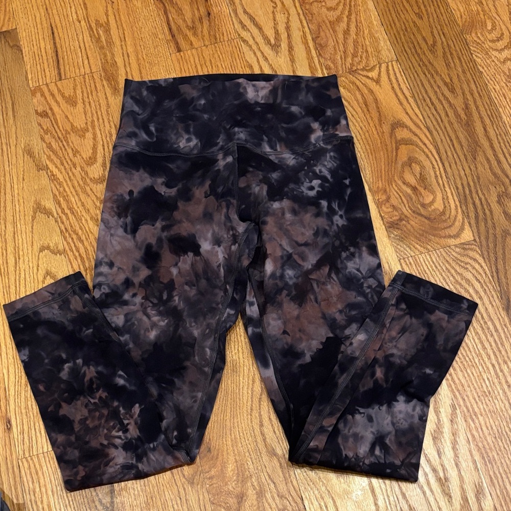 lululemon athletica Kids Black and Brown Leggings